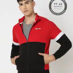 Men Regular Fit Zip-Front Jacket-picture-10