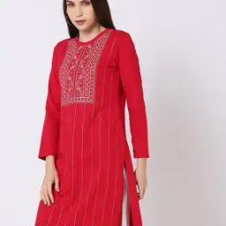 Striped Straight Kurta-image-6