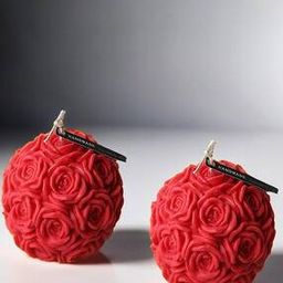 Set of 2 Handmade Scented Ball Candles-picture-23