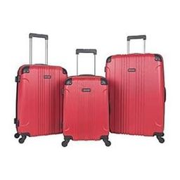 Pack of 3 Striped Trolley Bags with TSA Lock-32
