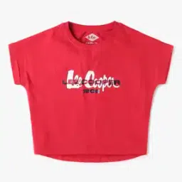 Logo Print Crop T-shirt-picture-39
