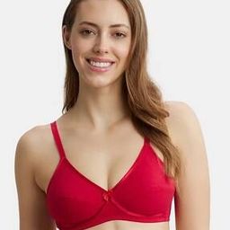 1242 Wirefree Non-Padded Super Combed Cotton Elastane Medium Coverage Cross Over Everyday Bra-picture-11