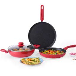 Set of 4 Non Stick Induction-Based Cookware-33