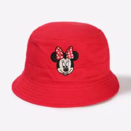 Girls Minni Mouse Embroidered Bucket Hat-image-1