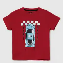 Boys Graphic Print Regular Fit Crew-Neck T-Shirt-picture-26