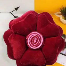 Pack of 2 Rose Flower Shaped Pair Cushion-52