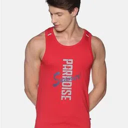 Typographic Print Sleeveless Vest-image-82