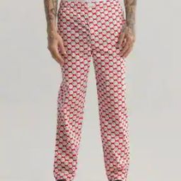 Geometric Print Pyjamas with Insert Pockets-0