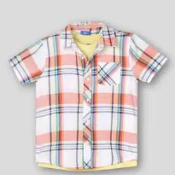 Boys Checked Relaxed Fit Shirt & T-Shirt Set-picture-13