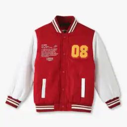 Boys Typographic Print Relaxed Fit Bomber Jacket-image-10