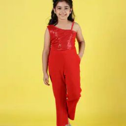 Girls Embellished Top & Pants Set-image-48
