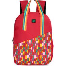 Men Printed Backpack with Adjustable Strap-1