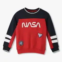Boys C & S Nasa Print Regular Fit Sweatshirt-picture-4