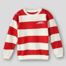 Boys Striped Regular Fit Sweatshirt-image-67