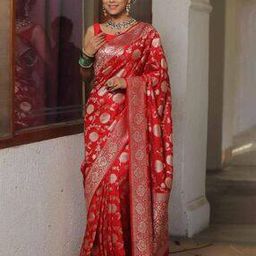  Women's  Silk Saree with Blouse Piece-image-22