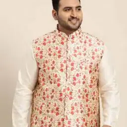 Floral Print Nehru Jacket-image-59