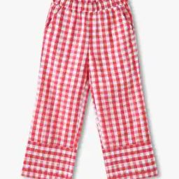 Girls Checked Cotton Emily Palazzos-image-72