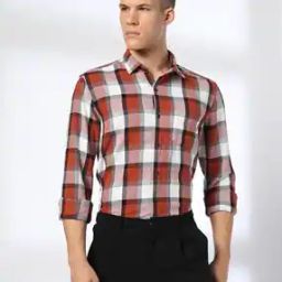 Men Checked Regular Fit Shirt-18