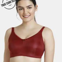 Double Layered Non-Wired Non-Padded Full Coverage Minimiser Bra-image-34