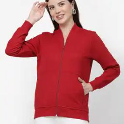 Women Zip-Front Jacket with Pockets-20