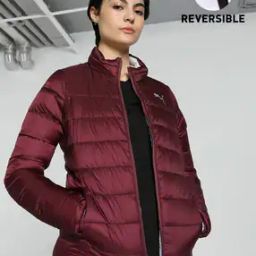 Quilted Reversible Slim Fit Padded Jacket-image-9