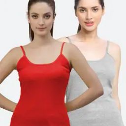 Pack of 2 Sleeveless Camisole with Adjustable Straps-picture-27