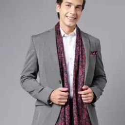 Men Printed Stole & Pocket Square Set-image-4