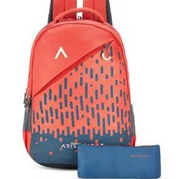 Men Printed Back Pack with Adjustable Shoulder Strap-image-4
