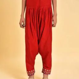 Women Micro Print Patiala Pants-picture-47