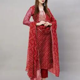 Women Embroidery Straight Kurta Set-image-10