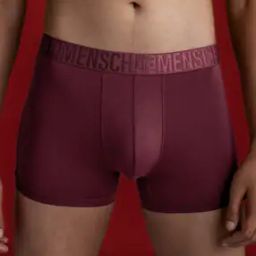 Logo Print Regular Fit Trunks with Elastic Waist-picture-23