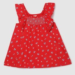 Girls Floral Print Round-Neck Top-image-26