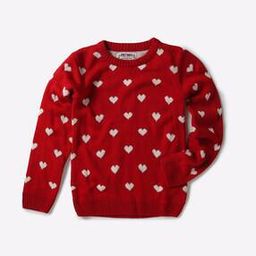 Intarsia Knit Pullover with Ribbed Hems-image-3