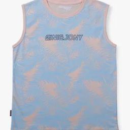 Tropical Print Vests with Logo-image-49