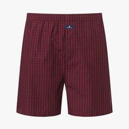 Checked Boxers with Elasticated Waistband-image-56