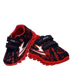 Printed Casual Shoes with Velcro Fastening-image-71
