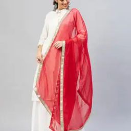 Dupatta with Lace Border-picture-51