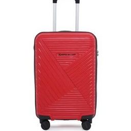Men Striped Trolley Bag with Number Lock-3