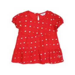 Printed Round-Neck Top-image-16