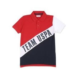Colourblock Cotton Polo T-shirt-image-93
