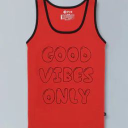 Typographic Print Sleeveless Vest-image-10