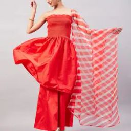 Striped Organza Dupatta-picture-24