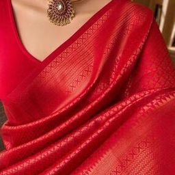 Women Banarasi Woven Saree with Unstitched Blouse Piece-image-3