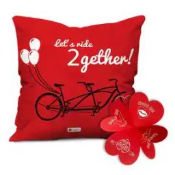  Valentine Gifts Cotton Printed Pillow -34