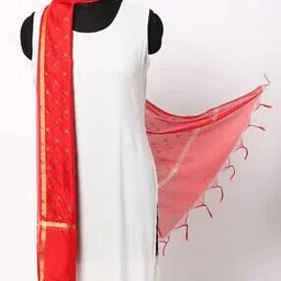 Printed Dupatta with Contrast Border-picture-20