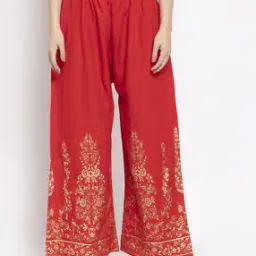 Floral Print Palazzos with Drawstring-image-44