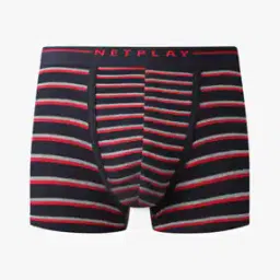 Striped Trunks with Elasticated Waist-image-23