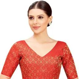 Women Embellished Back Open Blouse-image-23
