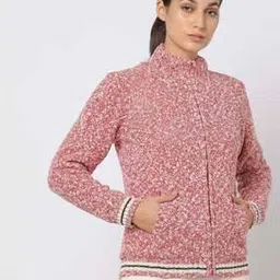 Slub Zip-Front Jacket with Insert Pockets-image-95