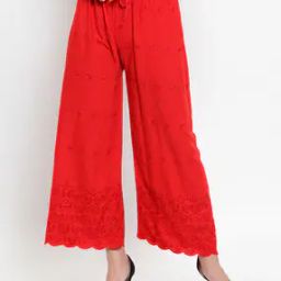 Floral Embroidered Palazzos-picture-21